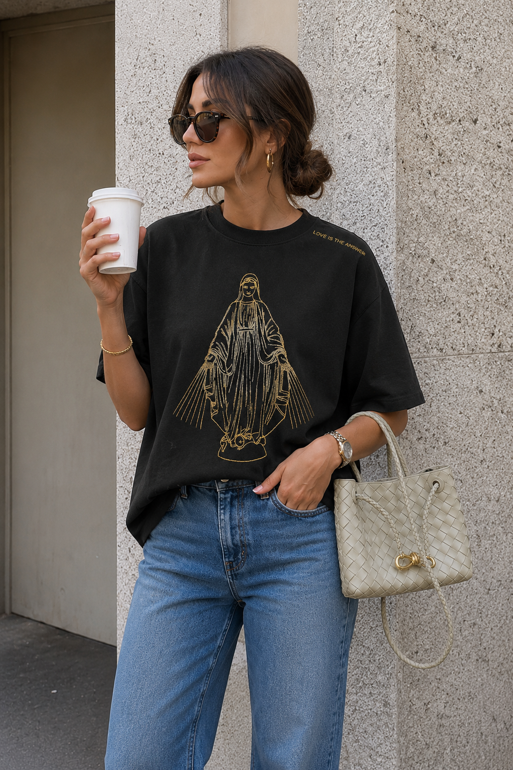 T-SHIRT MARIA - Noir