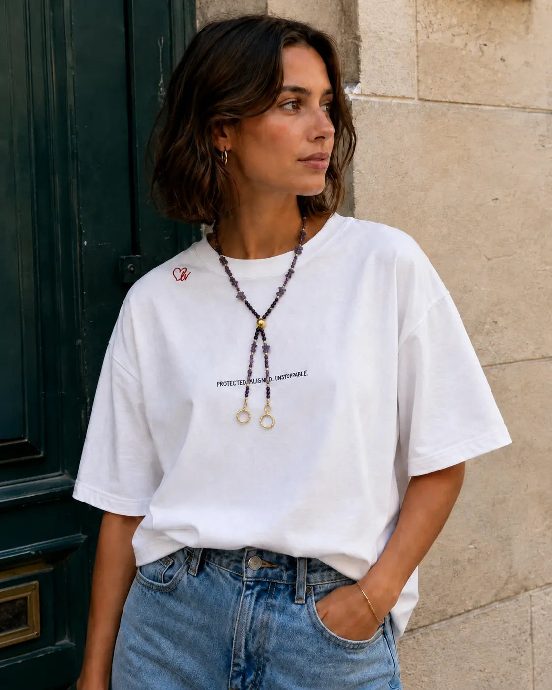 COLLIER AMÉTHYSTE LARIAT