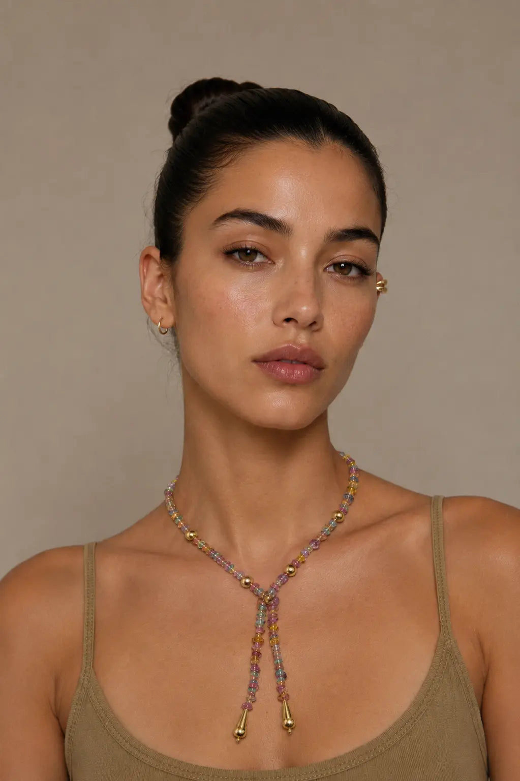 COLLIER TOURMALINE MULTICOLORE